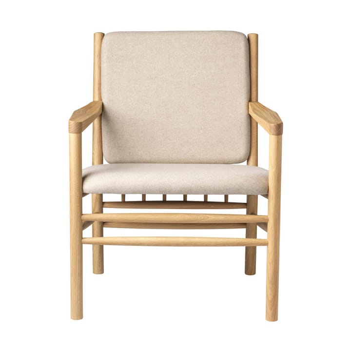 J147 lounge stoel - Oak nature lacquered-beige - FDB Møbler