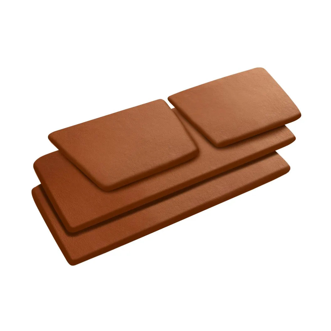 J148 zitkussen, Cognac leather FDB Møbler