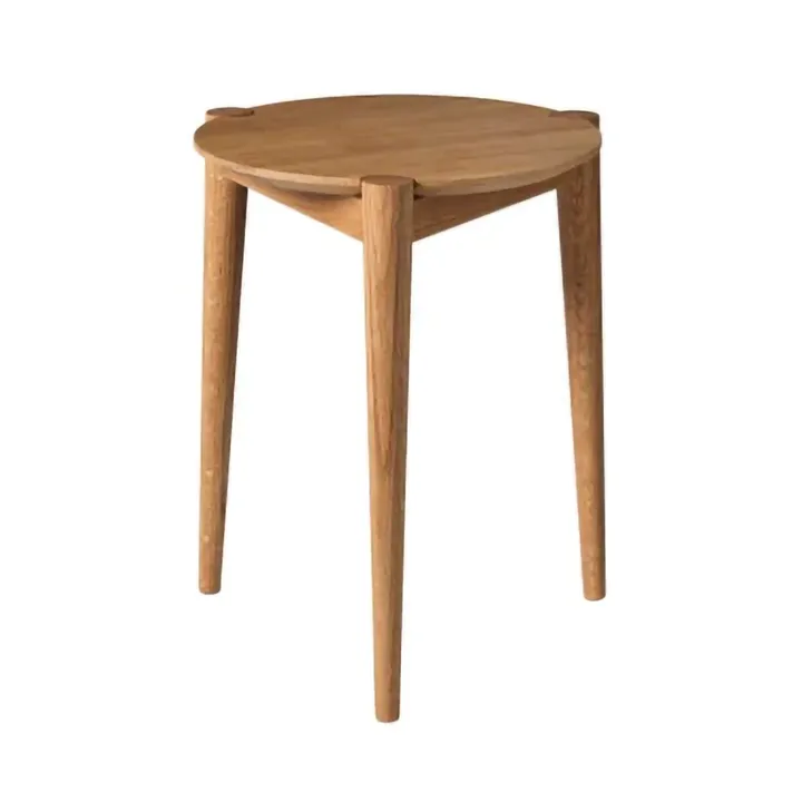 J160 kruk 35 cm - Massief eiken geolied - FDB Møbler