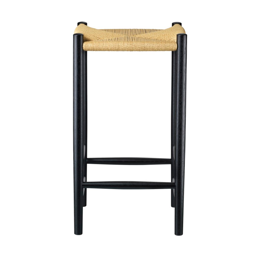 FDB Mobler J164C Counter Squared barkruk Oak black painted-nature