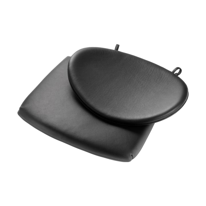 J166 Jørna zitkussen - Black leather - FDB Møbler