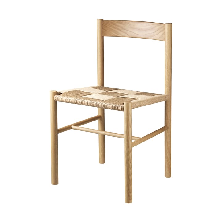 J178 Lønstrup stoel v2, Oak nature lacquered-papercord FDB Møbler