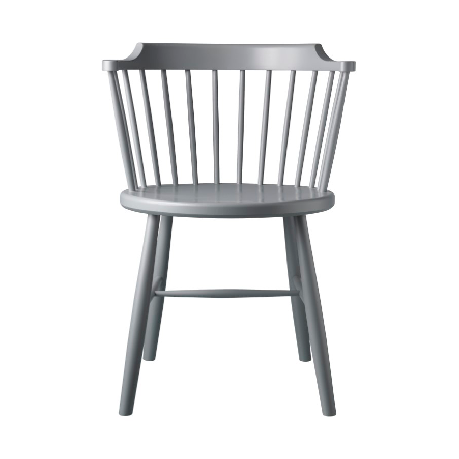FDB Mobler J18 stoel Beech light grey painted | Scandinavisch Interieur | Stoelen | Grijs