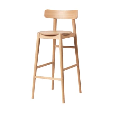 J184 Øst barkruk 75 cm - Oak nature lacquered - FDB Møbler