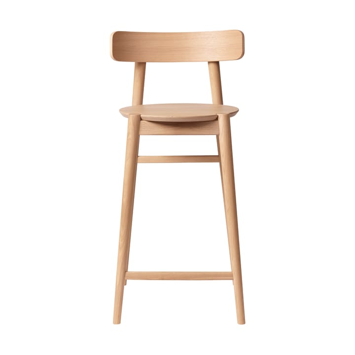 J185 Øst barkruk 65 cm - Oak nature lacquered - FDB Møbler