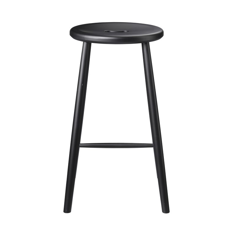 FDB Mobler J27C Counter barkruk Beech black painted