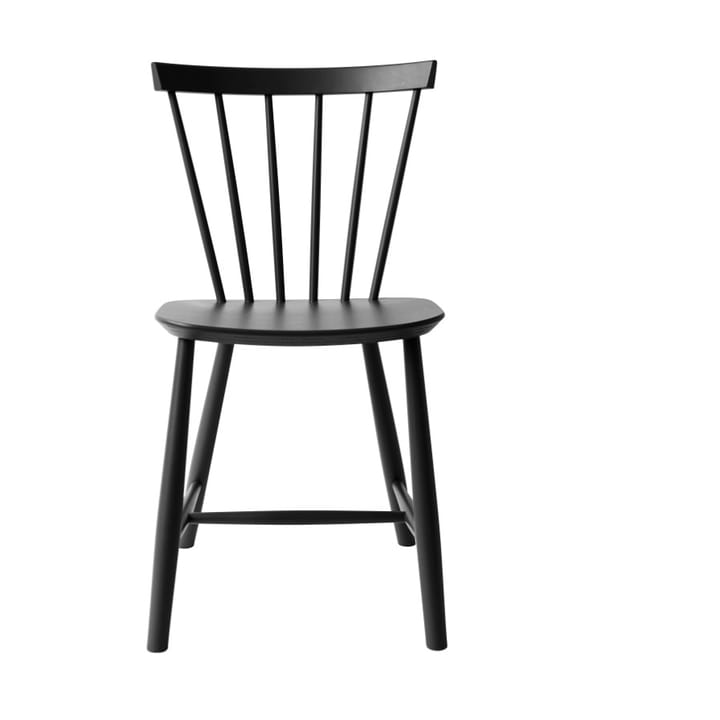 J46 stoel - Beech black painted - FDB Møbler