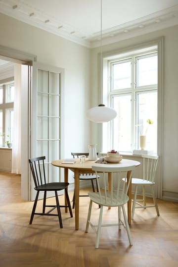 J46 stoel - Beech black painted - FDB Møbler