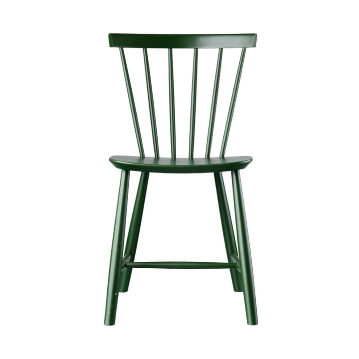 J46 stoel - Beech bottle green painted - FDB Møbler