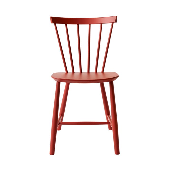 J46 stoel - Beech red painted - FDB Møbler