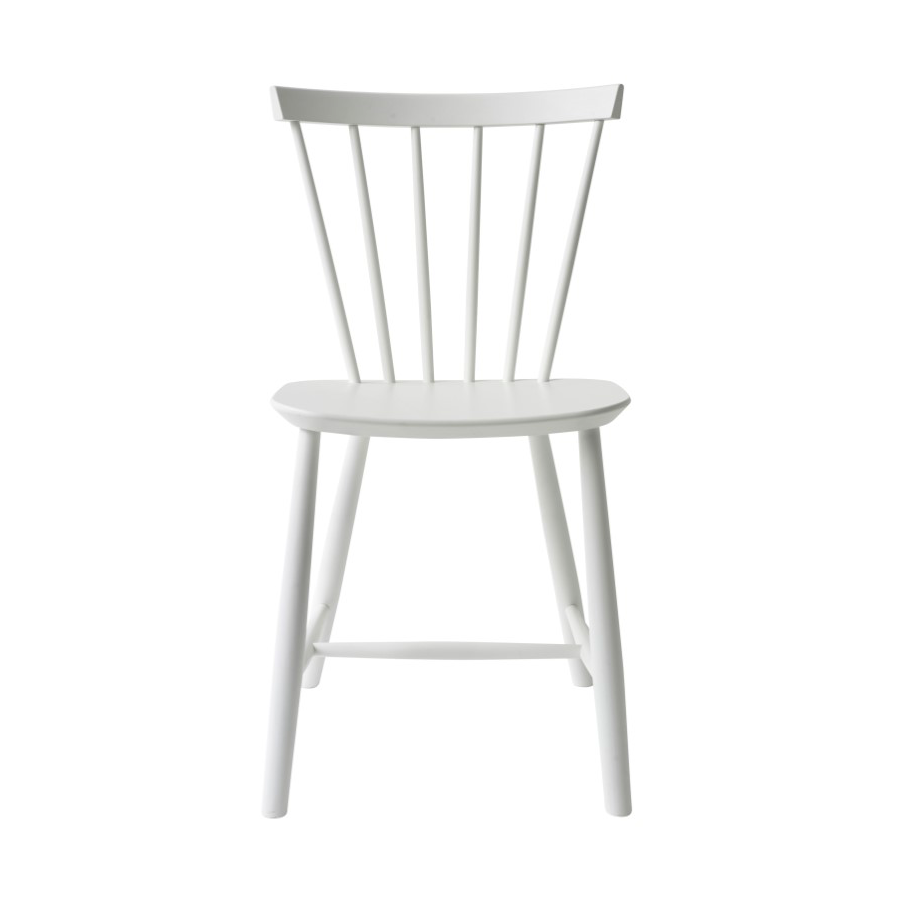 FDB Mobler J46 stoel Beech white painted | Scandinavisch Interieur | Stoelen | Wit