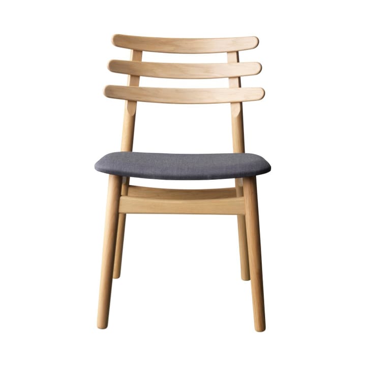 J48 stoel - Oak nature lacquered-anthracite - FDB Møbler