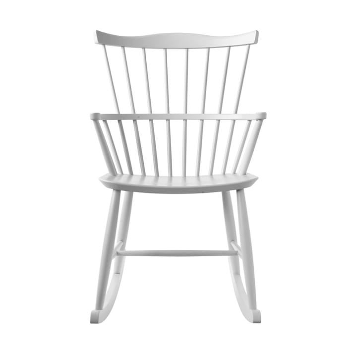 J52G schommelstoel - Beech white painted - FDB Møbler