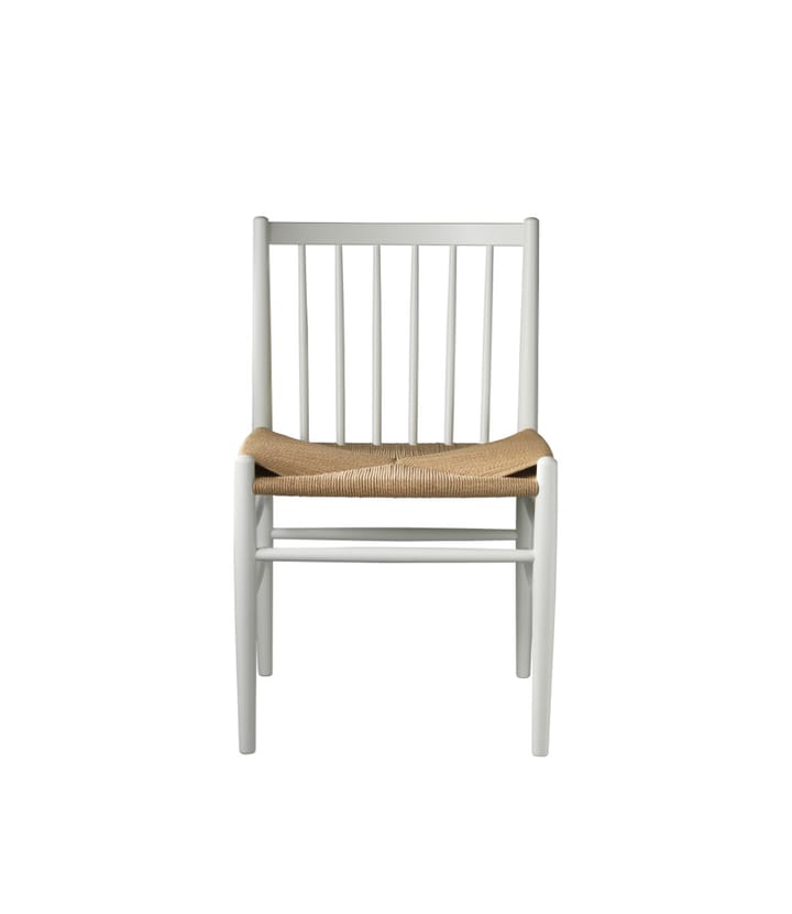 J80 stoel - Beech white painted-nature - FDB Møbler