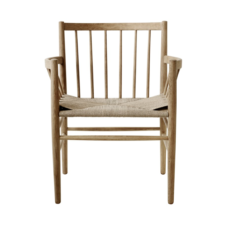 FDB Mobler J81 armstoel Oak nature oiled | Scandinavisch Interieur | Stoelen | Bruin