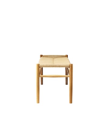 J83B 37x100 cm bank - Oak nature lacquered-nature - FDB Møbler