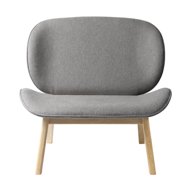 FDB Mobler L32 Suru loungestoel Oak nature lacquered-grå