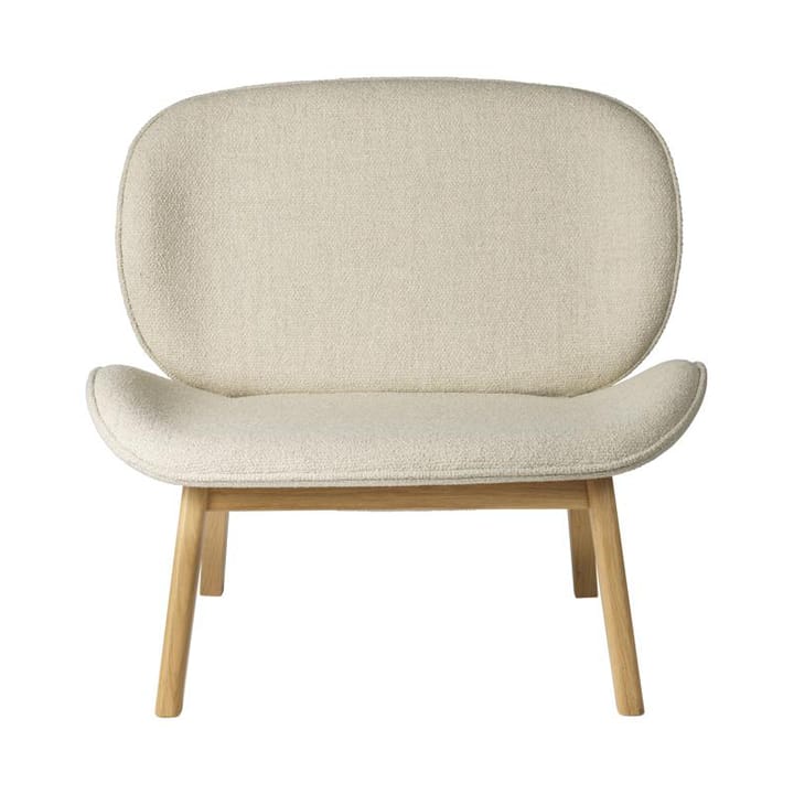 L32 Suru loungestoel - Oak nature lacquered-light beige - FDB Møbler