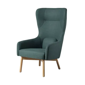 L35 Gesja Wing Chair Fauteuil - Groen-gelakt eiken - FDB Møbler