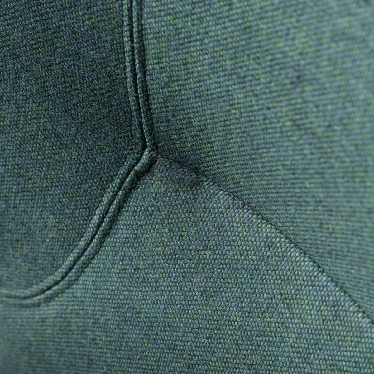 L35 Gesja Wing Chair Fauteuil, Groen-gelakt eiken FDB Møbler