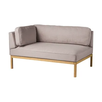 L37 7-9-13 bankmodule linkerhoek 130 cm - Stone-gelakt eiken - FDB Møbler