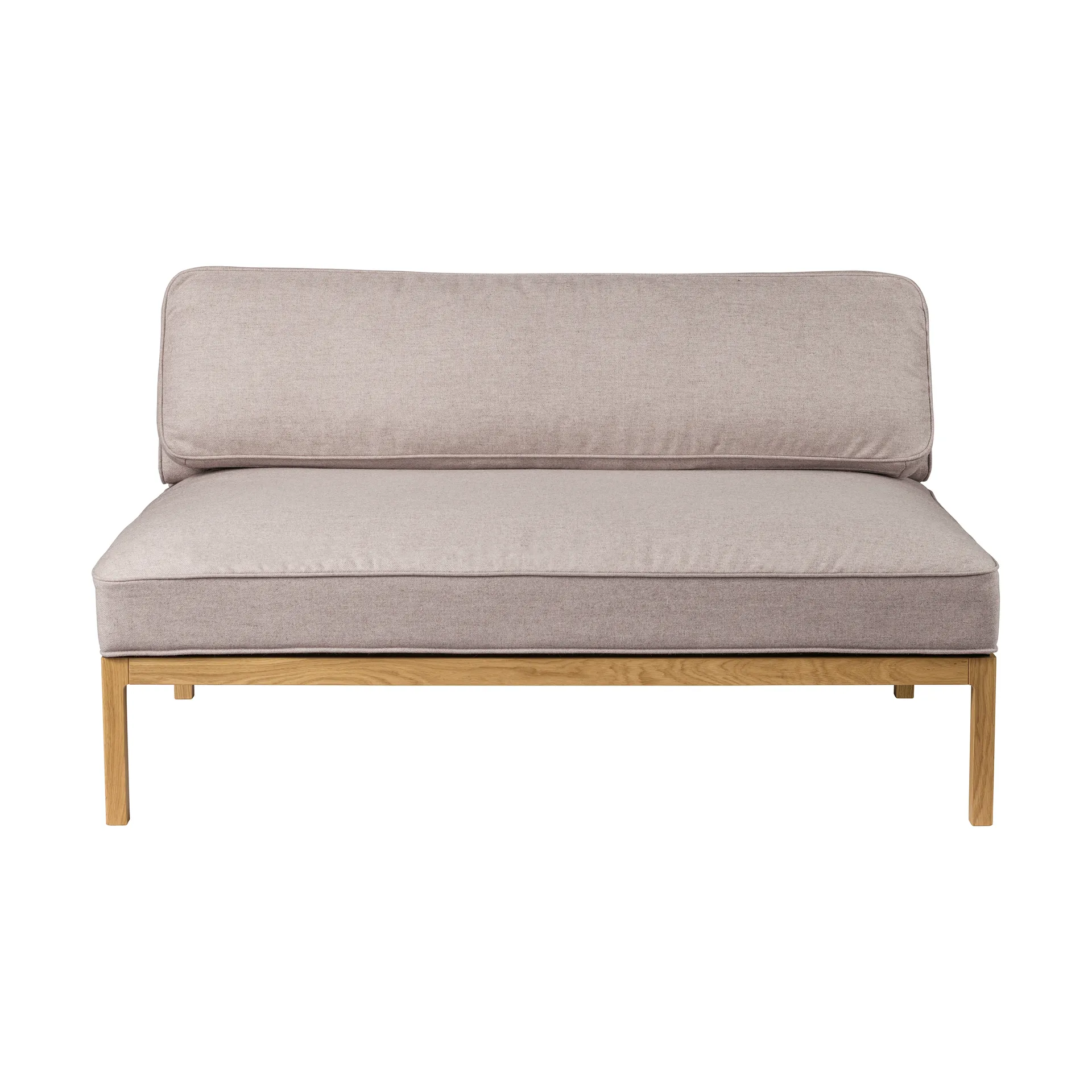 L37 7-9-13 bankmodule middendeel 130 cm, Stone-gelakt eiken FDB Møbler
