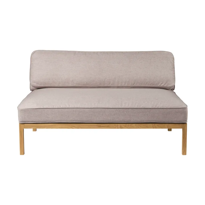 L37 7-9-13 bankmodule middendeel 130 cm - Stone-gelakt eiken - FDB Møbler