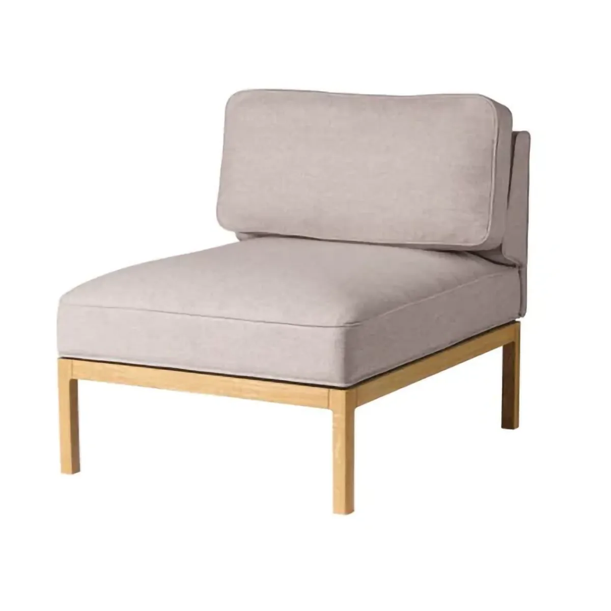L37 7-9-13 bankmodule middendeel 70 cm, Stone-gelakt eiken FDB Møbler