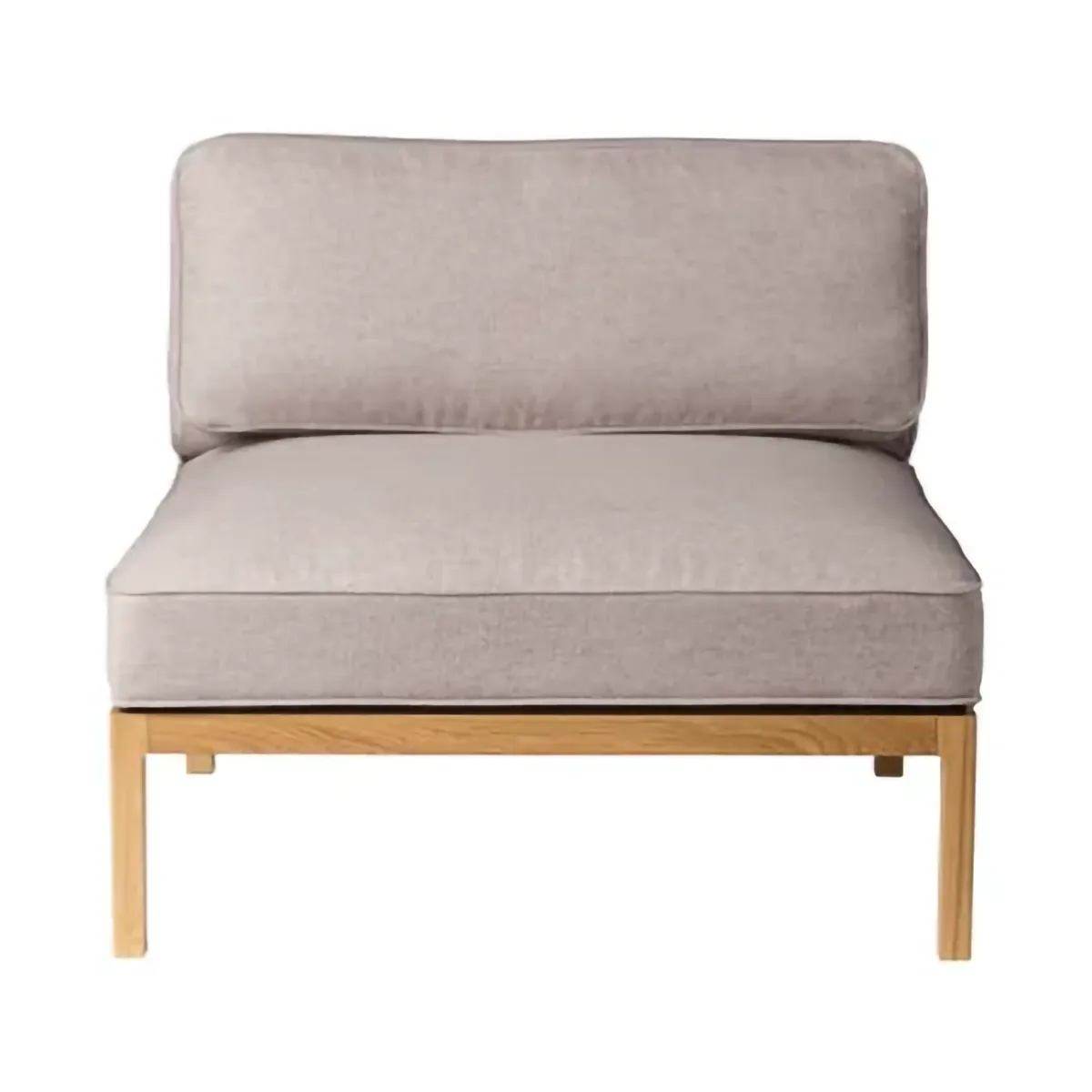 L37 7-9-13 bankmodule middendeel 90 cm, Stone-gelakt eiken FDB Møbler