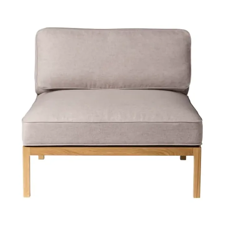 L37 7-9-13 bankmodule middendeel 90 cm - Stone-gelakt eiken - FDB Møbler