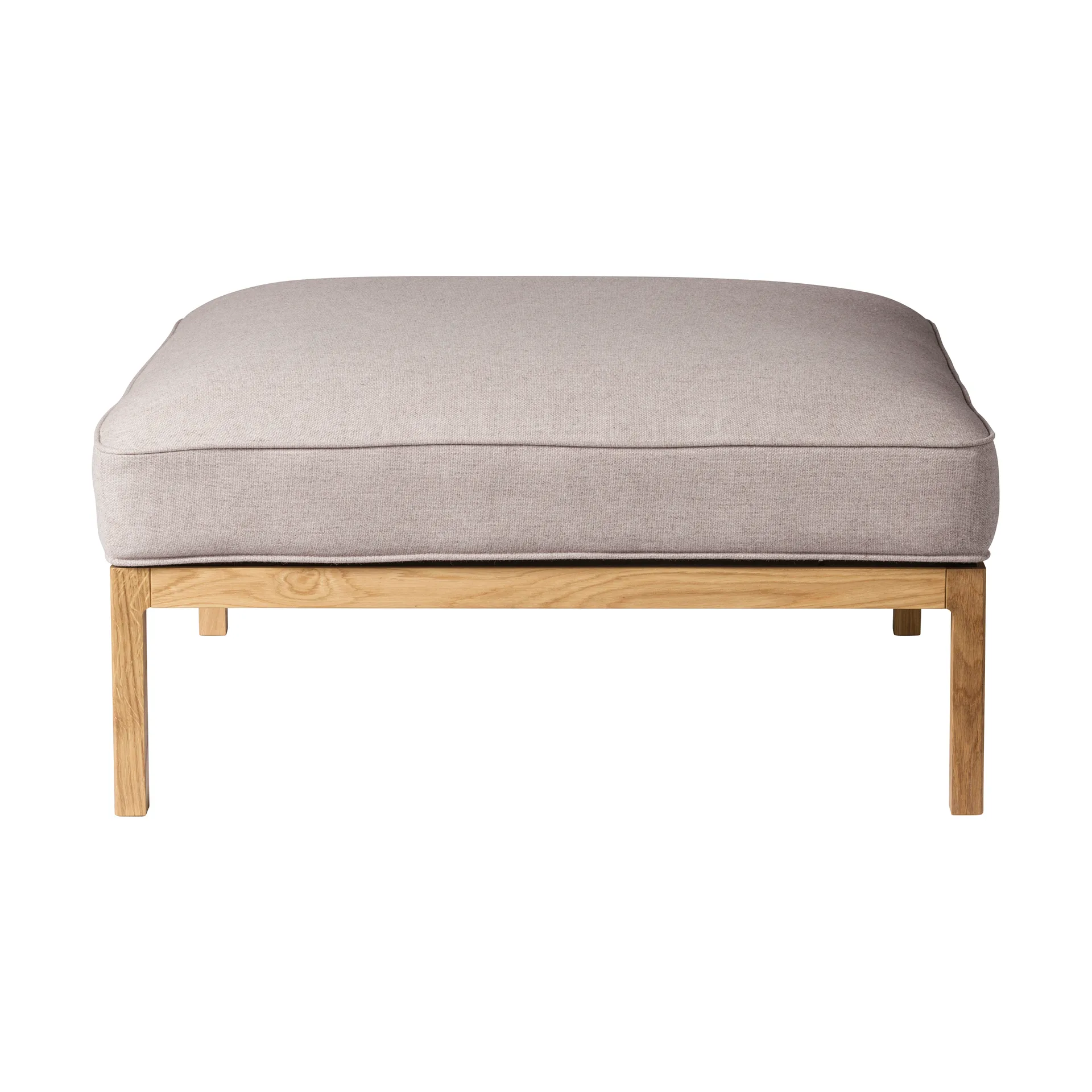 L37 7-9-13 bankmodule poef 90 cm, Stone-gelakt eiken FDB Møbler