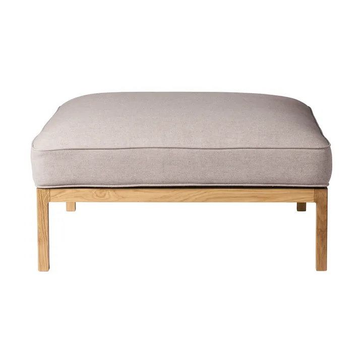 L37 7-9-13 bankmodule poef 90 cm - Stone-gelakt eiken - FDB Møbler