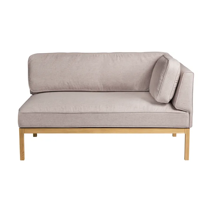 L37 7-9-13 bankmodule rechterhoek 130 cm - Stone-gelakt eiken - FDB Møbler