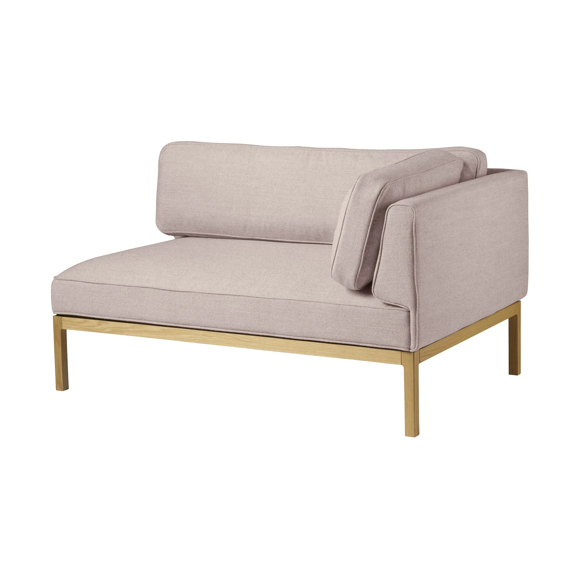 L37 7-9-13 bankmodule rechterhoek 130 cm, Stone-gelakt eiken FDB Møbler
