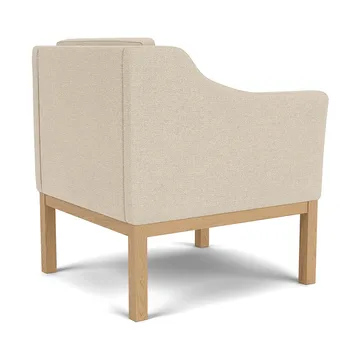 L46 MK155 easy chair armstoel - Gelakt eiken-stof beige - FDB Møbler