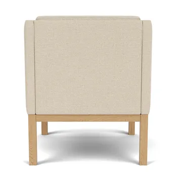 L46 MK155 easy chair armstoel - Gelakt eiken-stof beige - FDB Møbler
