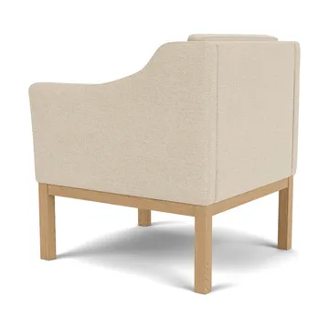 L46 MK155 easy chair armstoel - Gelakt eiken-stof beige - FDB Møbler