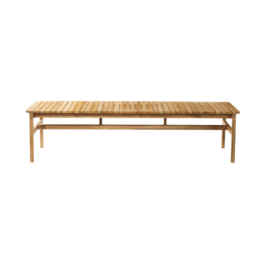 FDB Mobler M10 Sammen 3-zits bank Teak-nature oiled