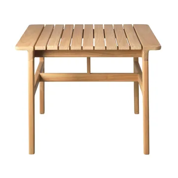 M19 Sammen lounge tafel 61,5x47,7 cm - Teak-nature oiled - FDB Møbler