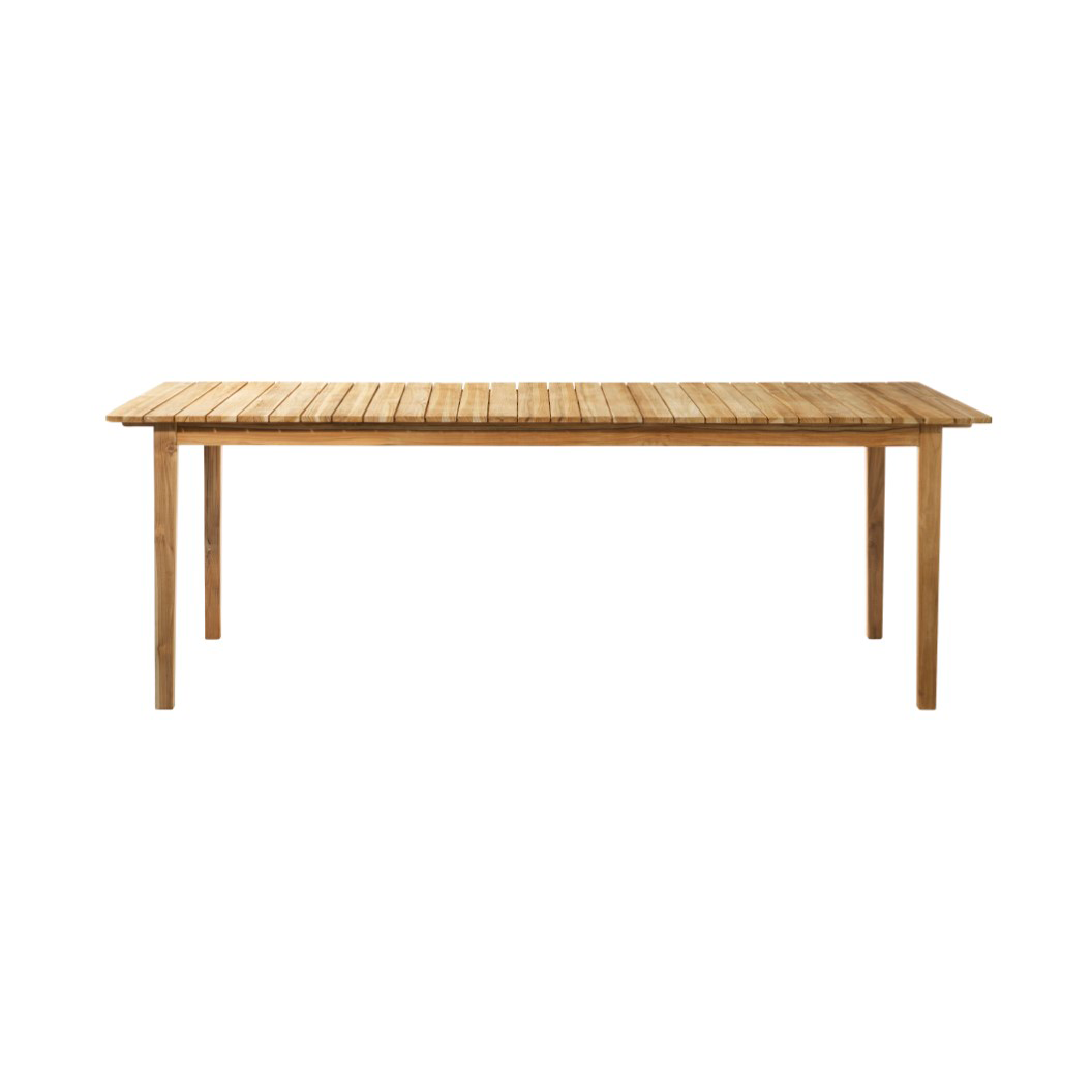 FDB Mobler M2 Sammen tuintafel Teak-nature oiled | Scandinavisch Interieur | Tuintafels | Bruin