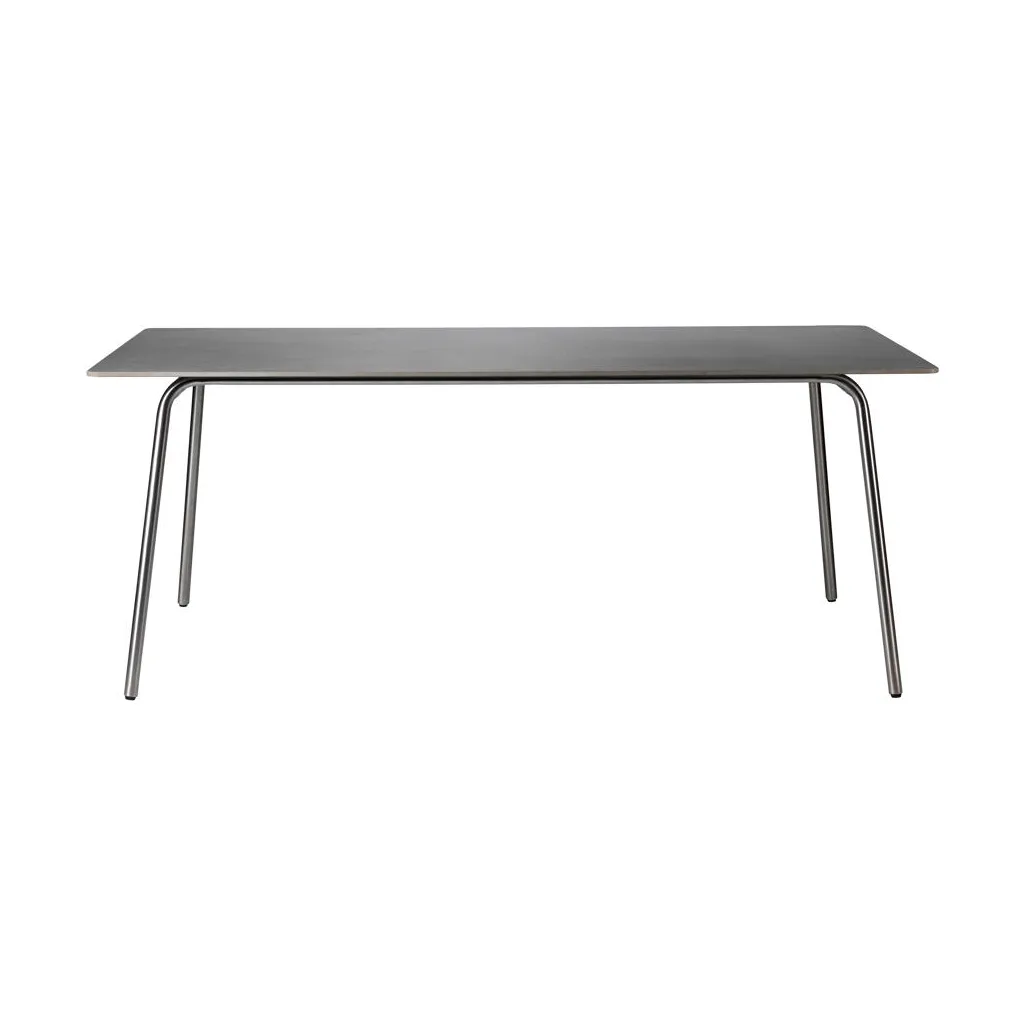 FDB Mobler M21 Teglgård tuintafel 90x180 cm Stone-stainless steel