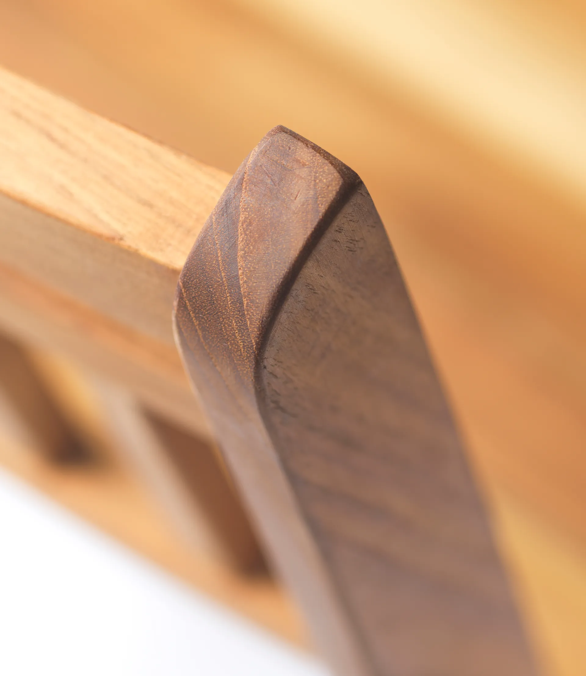 M23 Lilleø balkonstoel, Teak-roestvrij staal FDB Møbler