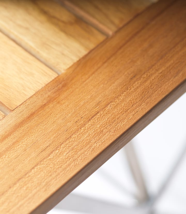 M26 Lilleø balkon tafel, Teak-roestvrij staal FDB Møbler