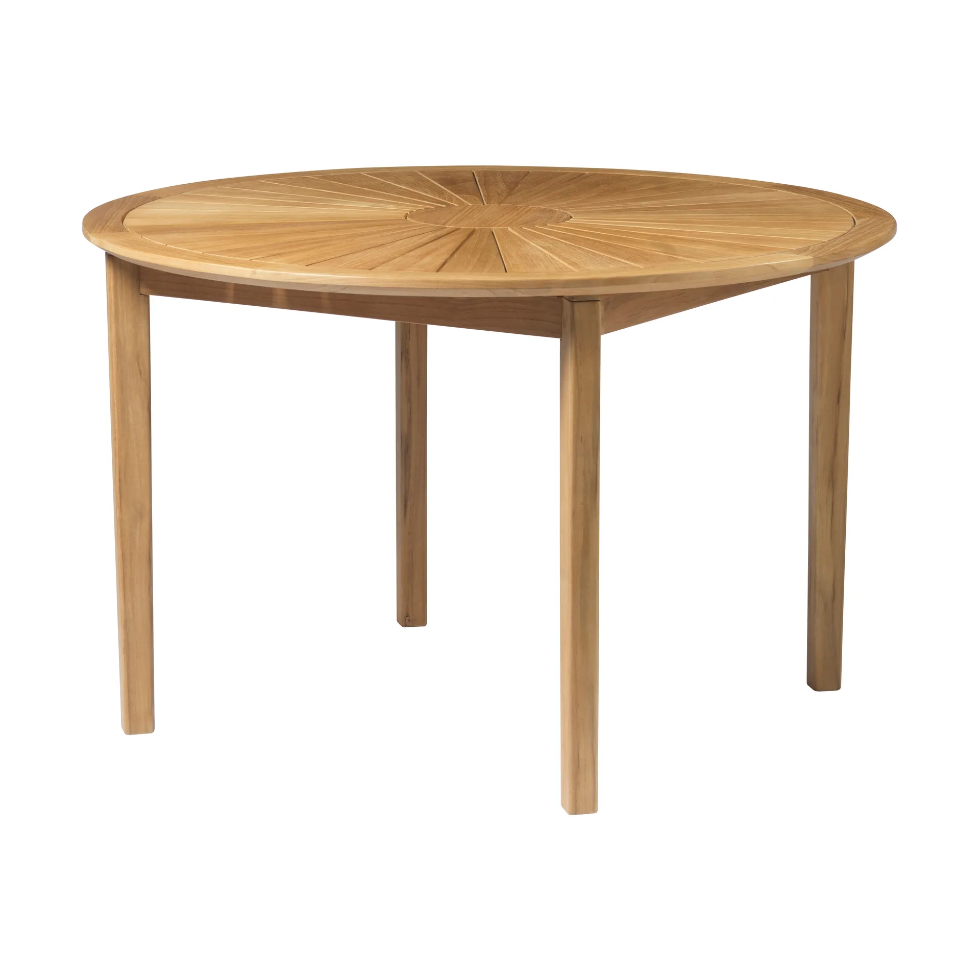 M27 Sammen tuintafel Ø120 cm, Teak massiv geolied FDB Møbler