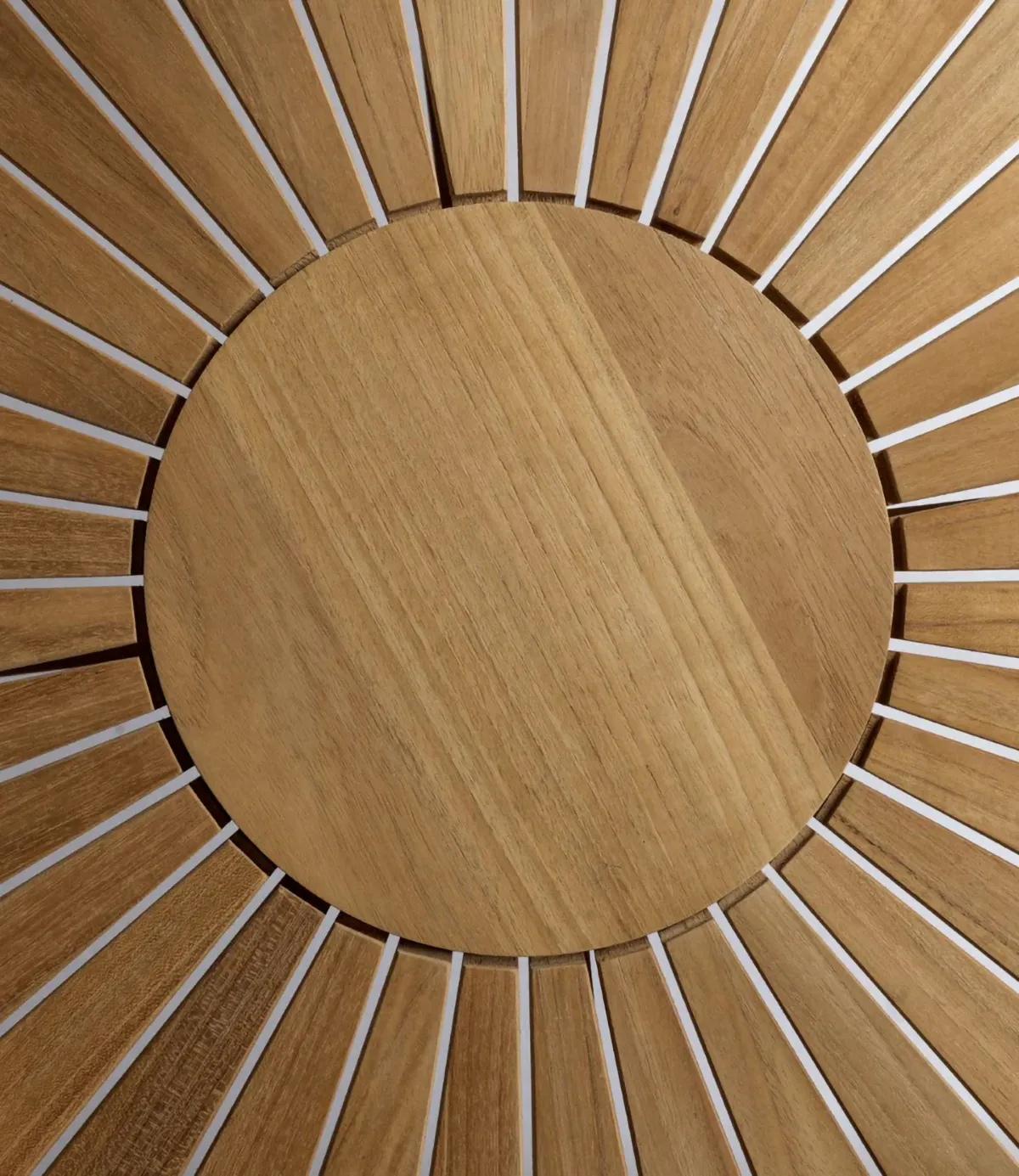 M27 Sammen tuintafel Ø120 cm, Teak massiv geolied FDB Møbler