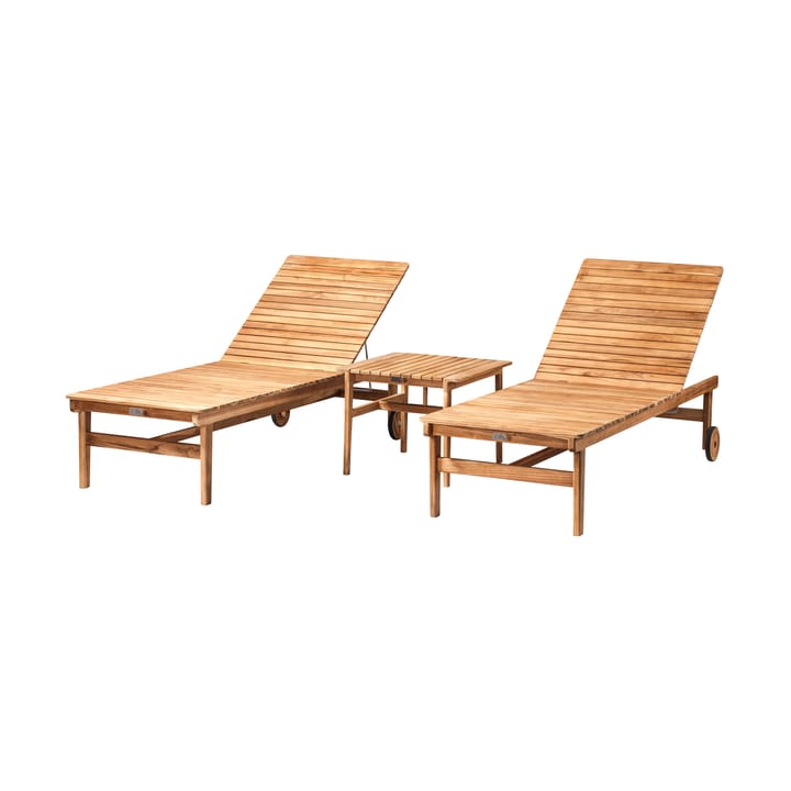 M8 Samen zonnestoel, Teak-nature oiled FDB Møbler