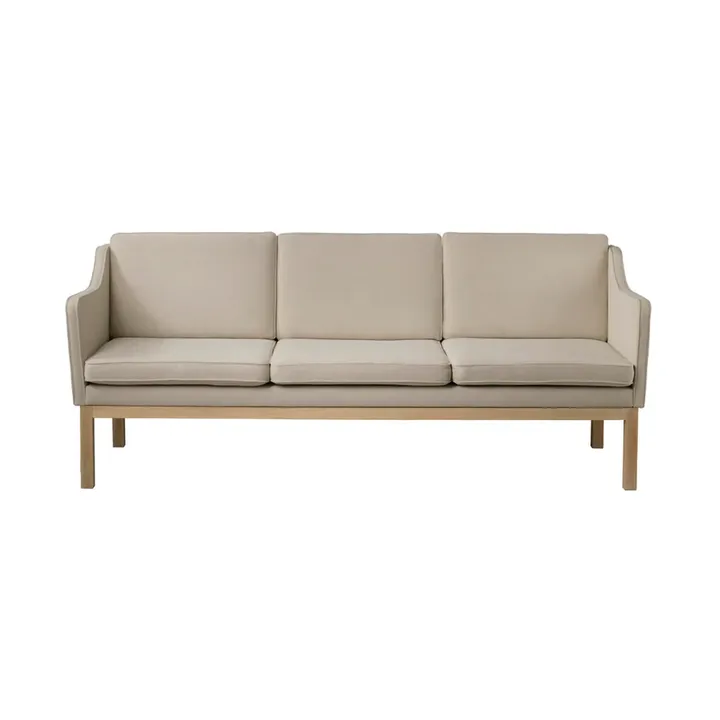 MK46 Mogens Koch 3-zits bank - Gelakt eiken-beige 90 - FDB Møbler