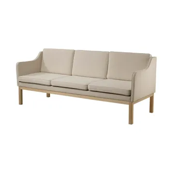 MK46 Mogens Koch 3-zits bank - Gelakt eiken-beige 90 - FDB Møbler