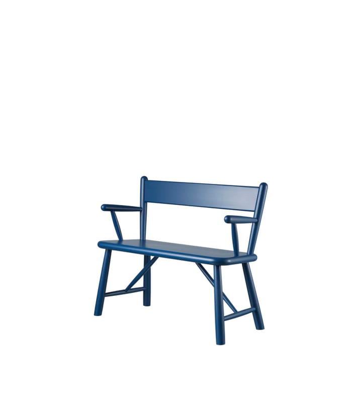P11 kinderbank, Beech blue painted FDB Møbler