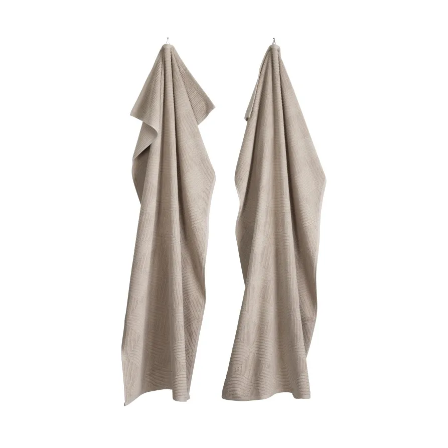 R33 Kirkeby badhanddoek 2-pack, Rainy day FDB Møbler